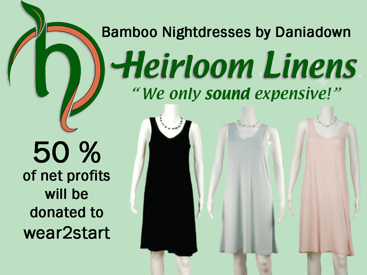 Heirloom Linens supports Wear2Start